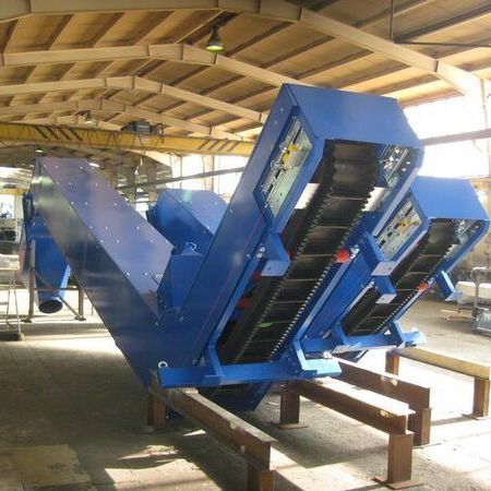 Belt conveyor with special belt