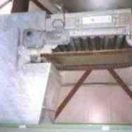 Chain belt conveyor as a reading line in the sorting plant