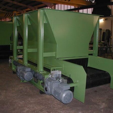 Dosing belt in the gravel plant